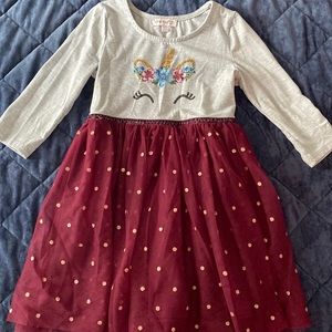 Girls unicorn tutu dress
